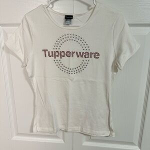 Tupperware Cream Short Sleeve Tee